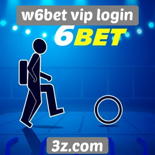 Acessibilidade e navegação no site w6bet vip login