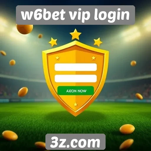 Características principais do site w6bet vip login